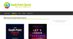 Desktop Screenshot of mysouthpointchurch.com